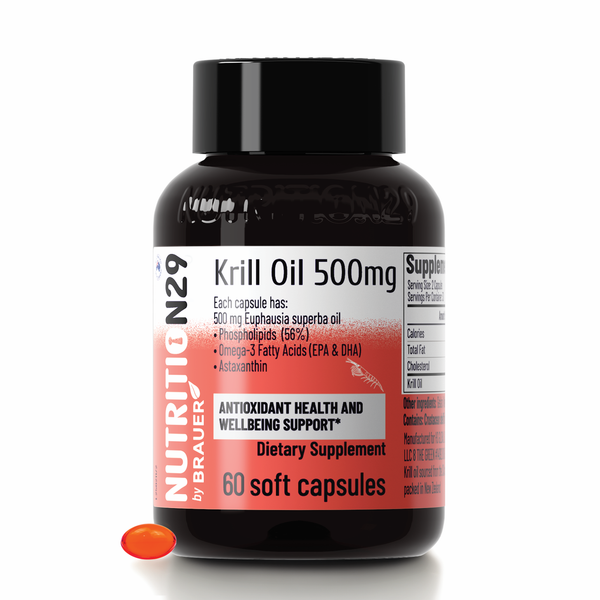 Nutrition29 Krill Oil 500mg 60/90 soft capsules